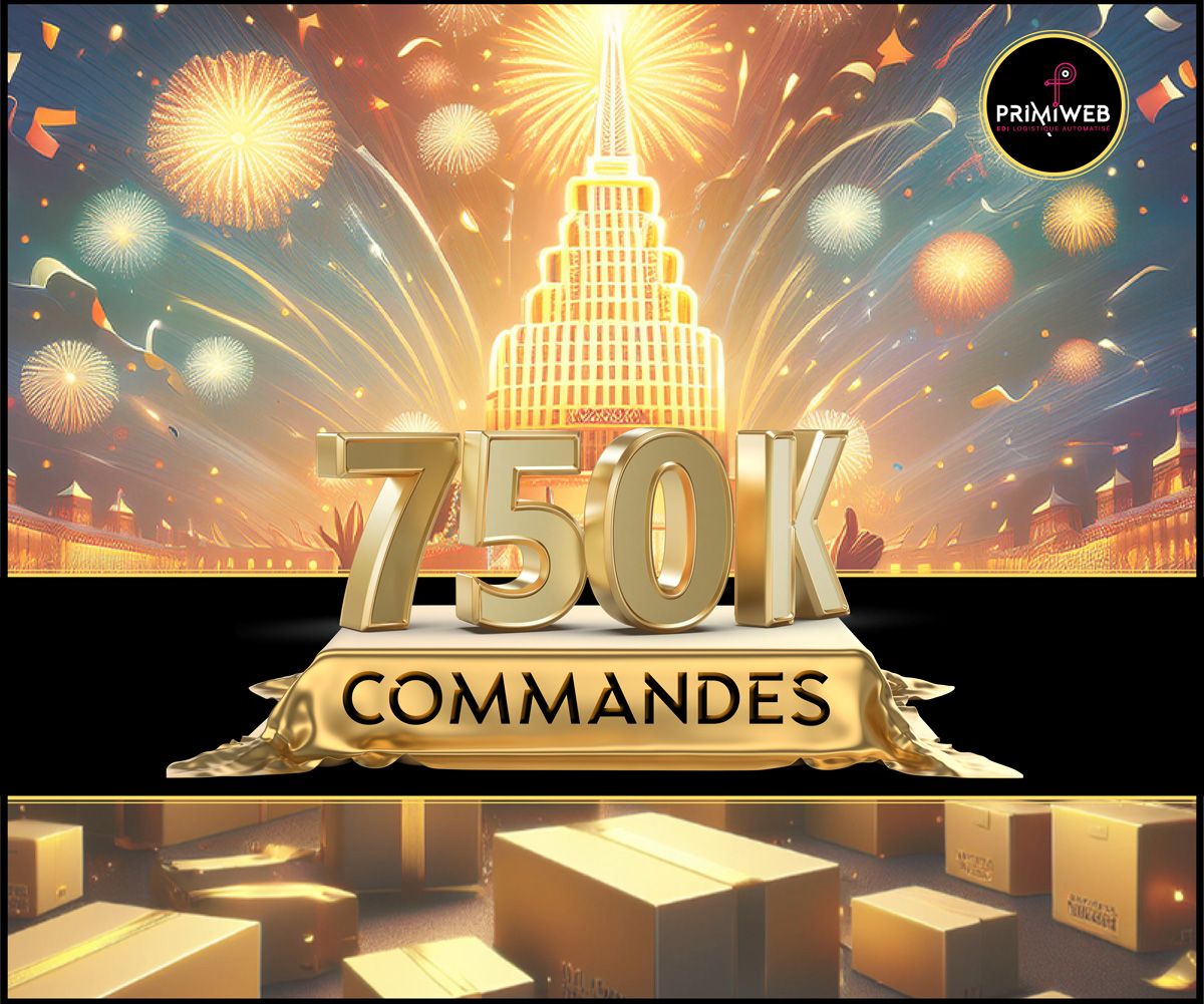 Nous sommes fiers d'annoncer 750 000 commandes traitées avec succès depuis le début de l'année, un chiffre atteint dès le mois de juin ! 