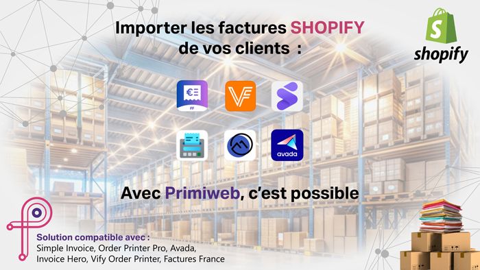 Logisticiens : La gestion des factures Shopify n'est plus un casse-tête !