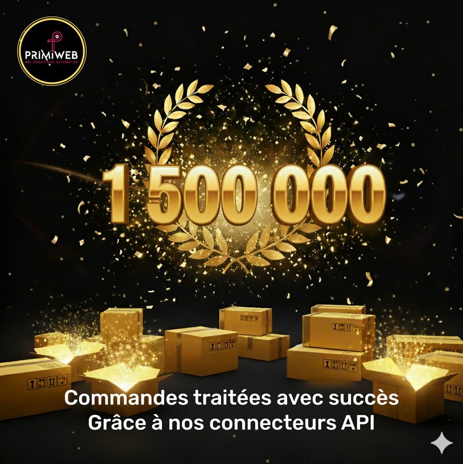 1 Million 500 000 Commandes Traitées : Un Succès Logistique Propulsé par l'API !